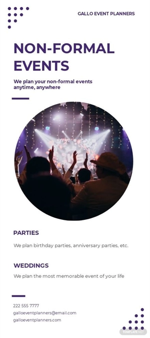 Simple Company DL Card Template