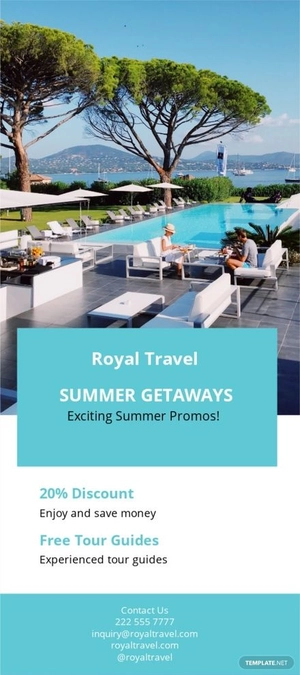 Summer Travel DL Card Template