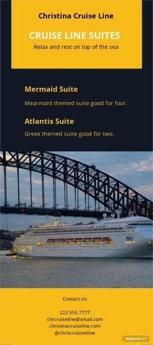 Cruise Travel DL Card Template