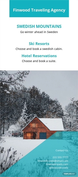 Tour and Travel DL Card Template