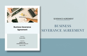 Business Severance Agreement Template