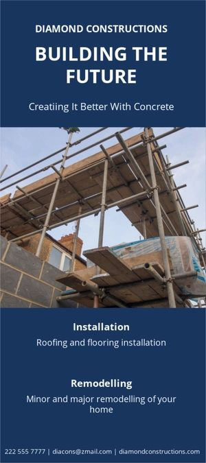 Under Construction DL Card Template