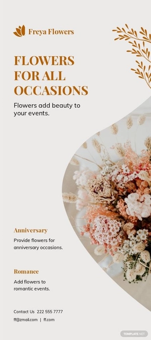 Florist Shop DL Card Template