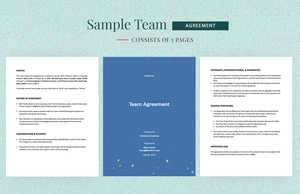 Team Agreement Template