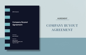 Company Buyout Agreement Template