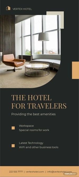 Business Hotel DL Card Template