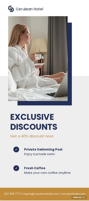 Exclusive Hotel DL Card Template