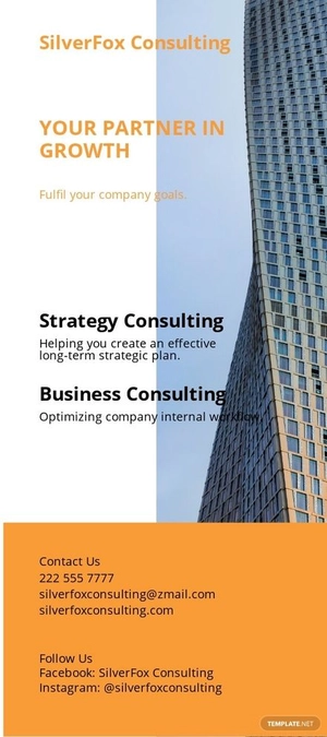 Creative Consultant DL Card Template