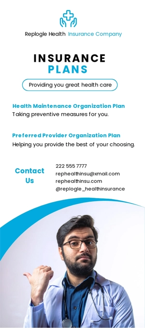 Health Insurance DL Card Template