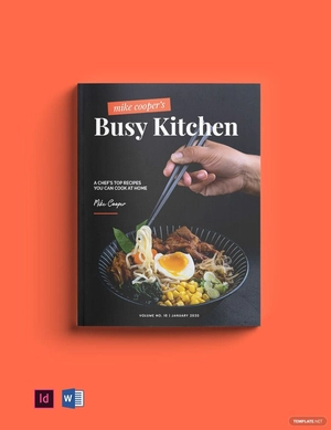 Elegant Chef Cookbook Template