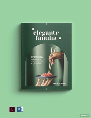 Elegant Family Cookbook Template