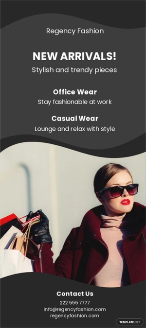 Fashion & Clothing DL Card Template