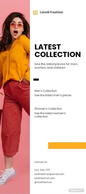 Fashion DL Card Template