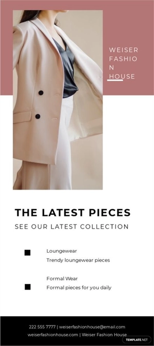 Fashion Week DL Card Template