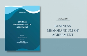 Business Memorandum of Agreement Template