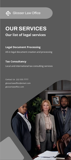 Simple Legal DL Card Template