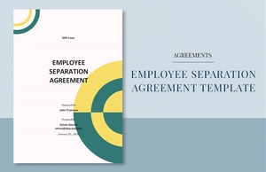 Employee Separation Agreement Template