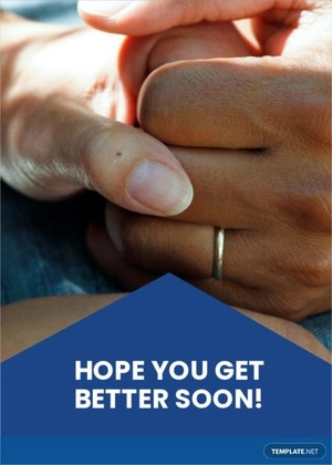 Get Well Soon Photo Card Template