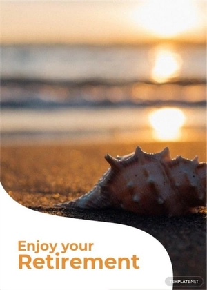 Simple Retirement Card Template