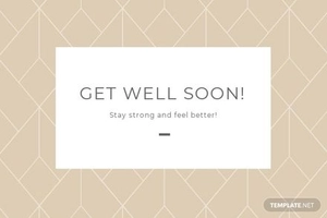 Digital Get Well Soon Card Template