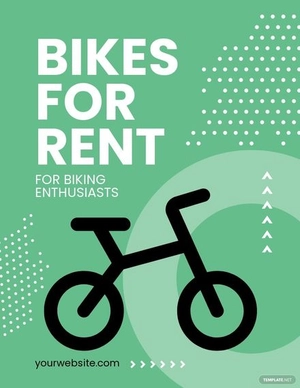 Bike Rental Flyer Template