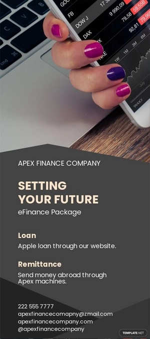 eFinance DL Card Template