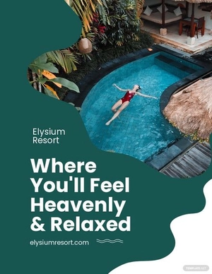 Resort Advertisement Flyer Template