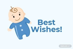 Baby Good Luck Card Template