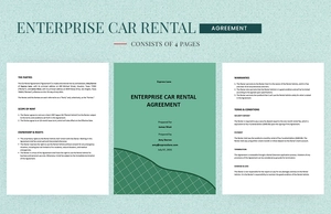Enterprise Car Rental Agreement Template Enterprise Car Rental Agreement Template
