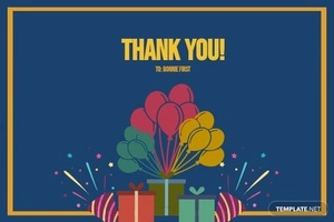 Personal Note Card Template