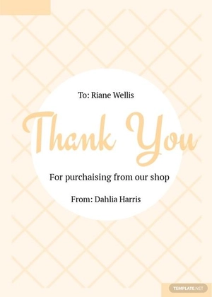 Small Note Card Template