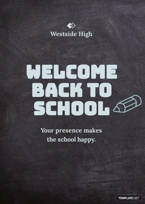 Welcome Back To School Card Template