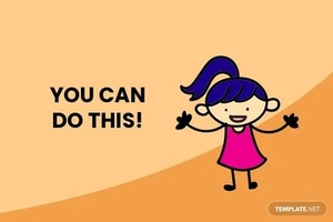 Kid Encouragement Card Template