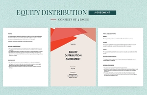 Equity Distribution Agreement Template Equity Distribution Agreement Template