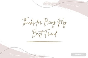 Printable Friendship Card Template