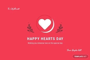 Creative Love Card Template
