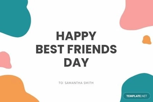 Digital Friendship Card Template