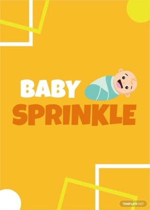 Abstract Baby Shower Card Printable