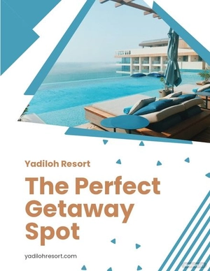 Holiday Resort Flyer Template