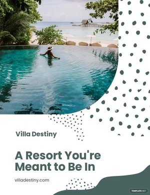 Villa Resort Flyer Template
