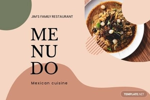 Food Tent Card Template