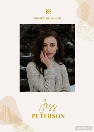 Printable Comp Card Template