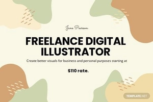 Freelance Rate Card Template