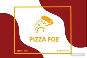 Minimalist Tent Card Template