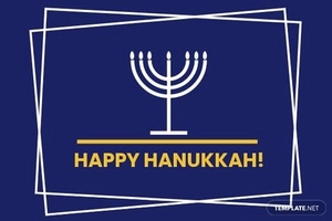 Sample Hanukkah Card Template