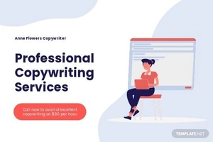 Copywriter Rate Card Template