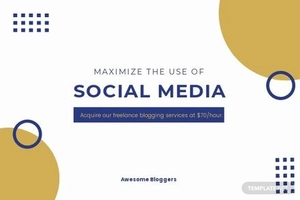 Blogger Rate Card Template