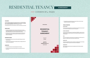 Residential Tenancy Agreement Template