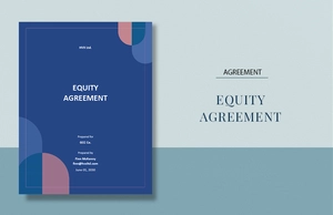 Equity Agreement Template Equity Agreement Template