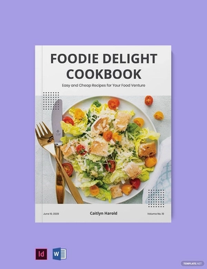 Modern Online Cookbook Template